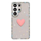 Flash Rhinestone Double-sided IMD Love Heart Phone Case, For Samsung Galaxy S26+ 5G, For Samsung Galaxy S26 Ultra 5G, For Samsung Galaxy S26 5G, For Samsung Galaxy S25 FE 5G, For Samsung Galaxy S25 5G