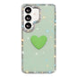 Flash Rhinestone Double-sided IMD Love Heart Phone Case, For Samsung Galaxy S24 5G, For Samsung Galaxy S23 Ultra 5G