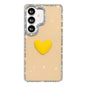 Flash Rhinestone Double-sided IMD Love Heart Phone Case, For Samsung Galaxy S24 5G, For Samsung Galaxy S23 Ultra 5G