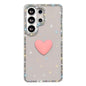 Flash Rhinestone Double-sided IMD Love Heart Phone Case, For Samsung Galaxy S24 5G, For Samsung Galaxy S23 Ultra 5G