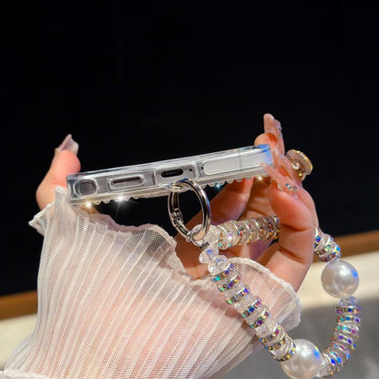 Flash Rhinestone Double-sided IMD Love Heart Phone Case, For Samsung Galaxy S24 5G, For Samsung Galaxy S23 Ultra 5G