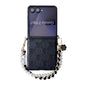 Side Buckle Embossed Rose Phone Case with Bracelet, For Samsung Galaxy Z Flip6 / Flip7 FE, For Samsung Galaxy Z Flip7 5G, For Samsung Galaxy Z Flip5