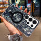 Gold-plated Shell Texture Magnetic Phone Case, For Samsung Galaxy S26+ 5G, For Samsung Galaxy S26 Ultra 5G, For Samsung Galaxy S26 5G, For Samsung Galaxy S25 FE 5G, For Samsung Galaxy S25 / S24 5G, For Samsung Galaxy S25+ / S24+ 5G                     ...