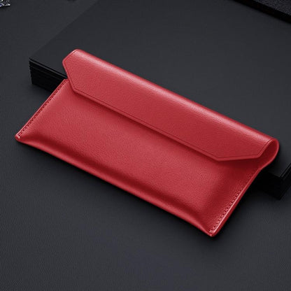 Envelope Design Genuine Leather Phone Case, For Samsung Galaxy Z TriFold