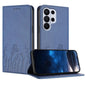 Tulips Butterfly Pattern Magnetic Vegan Leather Phone Case, For Galaxy S26 FE 5G, For Samsung Galaxy S26 Ultra 5G, For Samsung Galaxy S26 5G, For Samsung Galaxy S25 FE 5G