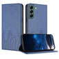 Tulips Butterfly Pattern Magnetic Vegan Leather Phone Case, For Samsung Galaxy S20 FE, For Samsung Galaxy S22 Ultra 5G, For Samsung Galaxy S22+ 5G, For Samsung Galaxy S22 5G