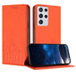 Tulips Butterfly Pattern Magnetic Vegan Leather Phone Case, For Samsung Galaxy S21 FE 5G, For Samsung Galaxy S21 5G, For Samsung Galaxy S21+ 5G, For Samsung Galaxy S21 Ultra 5G
