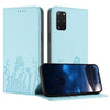 Tulips Butterfly Pattern Magnetic Vegan Leather Phone Case, For Samsung Galaxy S20+