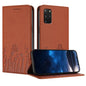 Tulips Butterfly Pattern Magnetic Vegan Leather Phone Case, For Samsung Galaxy S20+