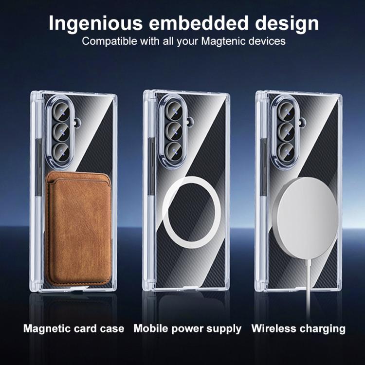 Dual Axis Magnetic Transparent Phone Case, For Samsung Galaxy Z TriFold