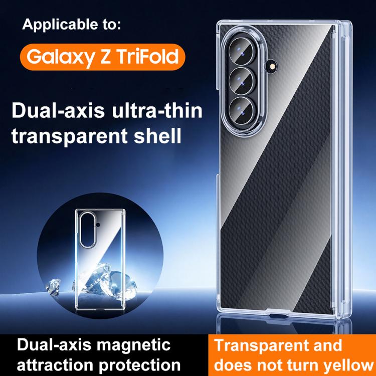 Dual Axis Transparent Phone Case, For Samsung Galaxy Z TriFold