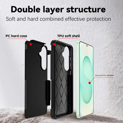 RedPepper Armor PC Hybrid TPU Phone Case, For Samsung Galaxy S26+ 5G, For Samsung Galaxy S26 Ultra 5G, For Samsung Galaxy S26 5G, For Samsung Galaxy S25 5G, For Samsung Galaxy S25+ 5G, For Samsung Galaxy S25 Ultra 5G