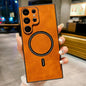 Lambskin Faux Leather Magnetic Phone Case, For Samsung Galaxy S24 FE 5G, For Samsung Galaxy S24 Ultra 5G, For Samsung Galaxy S24+ 5G, For Samsung Galaxy S24 5G, For Samsung Galaxy S23 FE 5G, For Samsung Galaxy S23 Ultra 5G, For Samsung Galaxy S23+ 5G  ...