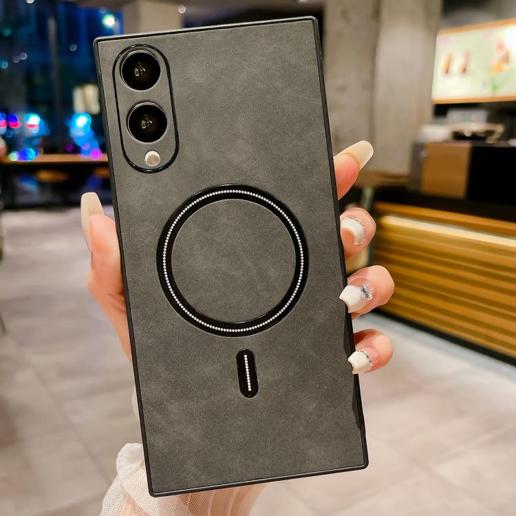 Lambskin Faux Leather Magnetic Phone Case, For Samsung Galaxy S26+ 5G, For Samsung Galaxy S26 Ultra 5G, For Samsung Galaxy S26 5G, For Samsung Galaxy S25 FE 5G, For Samsung Galaxy S25 Edge 5G, For Samsung Galaxy S25 5G, For Samsung Galaxy S25+ 5G      ...