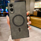 Lambskin Faux Leather Magnetic Phone Case, For Samsung Galaxy S26+ 5G, For Samsung Galaxy S26 Ultra 5G, For Samsung Galaxy S26 5G, For Samsung Galaxy S25 FE 5G, For Samsung Galaxy S25 Edge 5G, For Samsung Galaxy S25 5G, For Samsung Galaxy S25+ 5G      ...