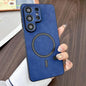 Lambskin Faux Leather Magnetic Phone Case, For Samsung Galaxy S26+ 5G, For Samsung Galaxy S26 Ultra 5G, For Samsung Galaxy S26 5G, For Samsung Galaxy S25 FE 5G, For Samsung Galaxy S25 Edge 5G, For Samsung Galaxy S25 5G, For Samsung Galaxy S25+ 5G      ...