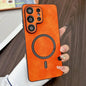 Lambskin Faux Leather Magnetic Phone Case, For Samsung Galaxy S26+ 5G, For Samsung Galaxy S26 Ultra 5G, For Samsung Galaxy S26 5G, For Samsung Galaxy S25 FE 5G, For Samsung Galaxy S25 Edge 5G, For Samsung Galaxy S25 5G, For Samsung Galaxy S25+ 5G      ...