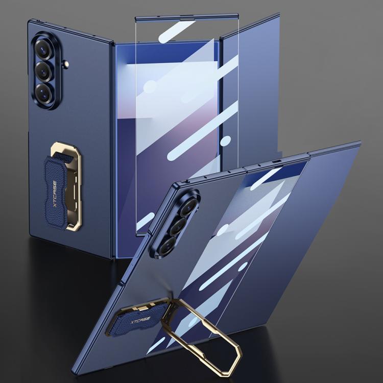 GKK Integrated Ultra-thin Full Coverage Wristband Rotating Holder Phone Case, For Samsung Galaxy Z TriFold