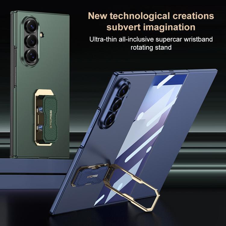 GKK Integrated Ultra-thin Full Coverage Wristband Rotating Holder Phone Case, For Samsung Galaxy Z TriFold