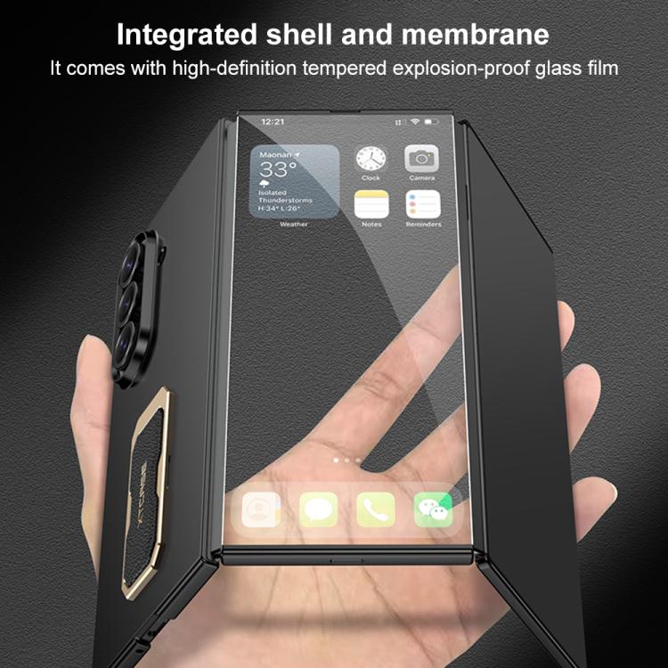 GKK Integrated Ultra-thin Full Coverage Wristband Rotating Holder Phone Case, For Samsung Galaxy Z TriFold