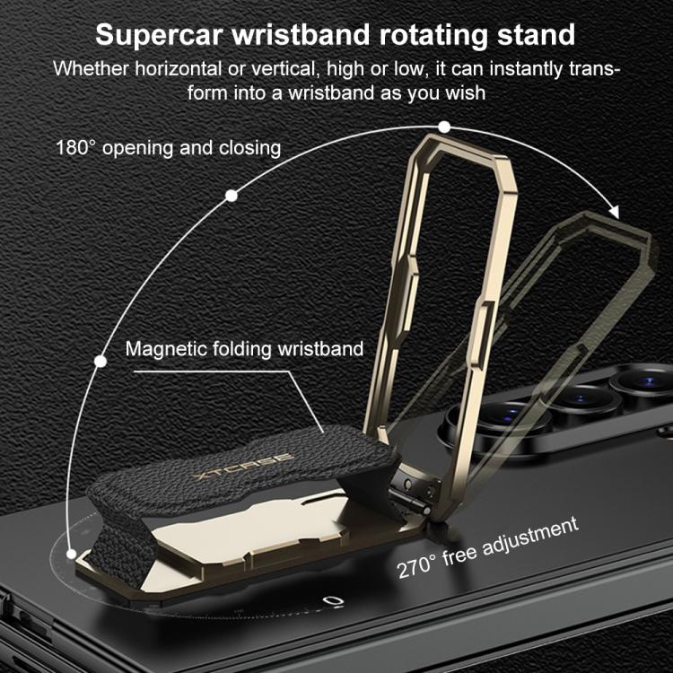 GKK Integrated Ultra-thin Full Coverage Wristband Rotating Holder Phone Case, For Samsung Galaxy Z TriFold