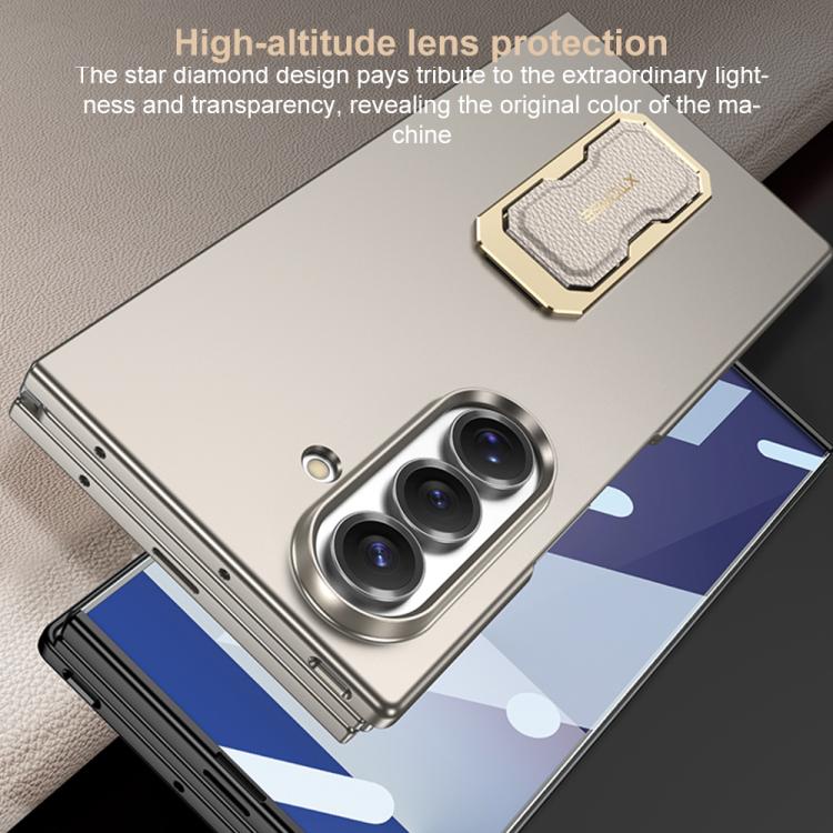 GKK Integrated Ultra-thin Full Coverage Wristband Rotating Holder Phone Case, For Samsung Galaxy Z TriFold