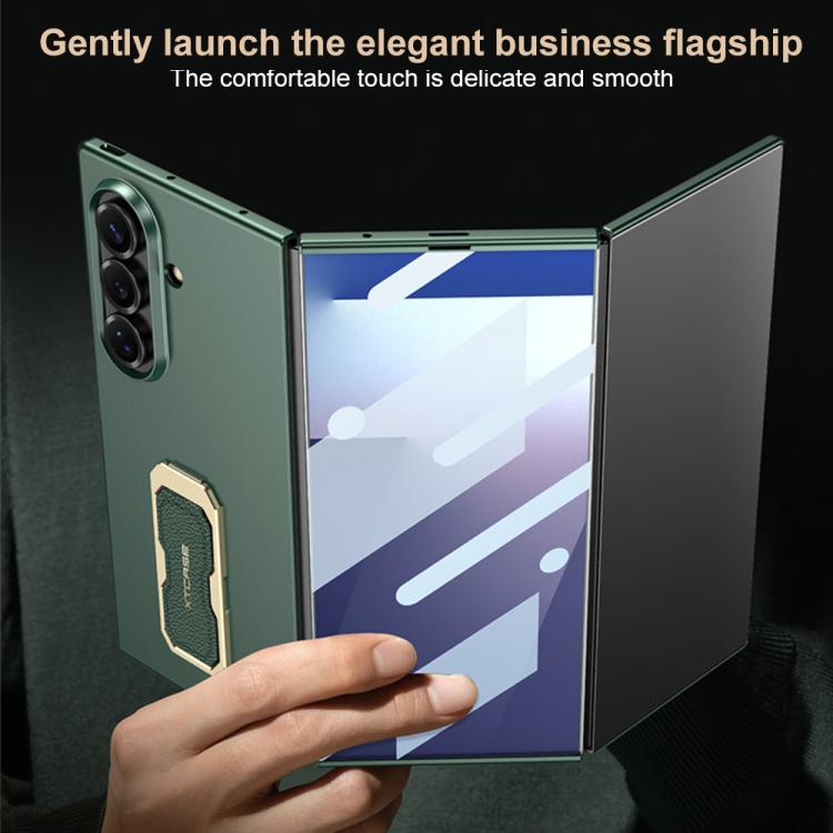 GKK Integrated Ultra-thin Full Coverage Wristband Rotating Holder Phone Case, For Samsung Galaxy Z TriFold