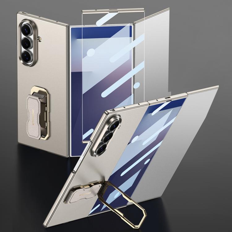 GKK Integrated Ultra-thin Full Coverage Wristband Rotating Holder Phone Case, For Samsung Galaxy Z TriFold