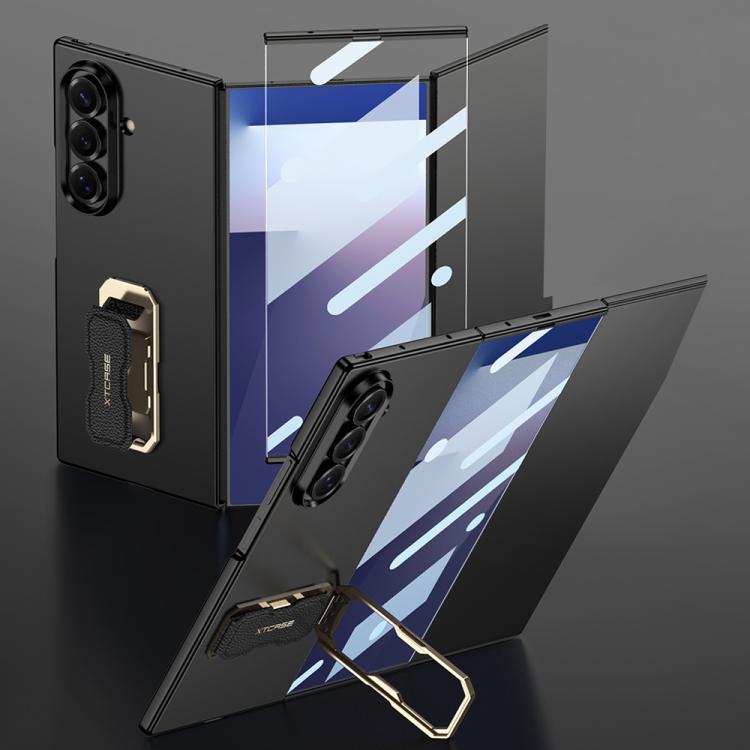 GKK Integrated Ultra-thin Full Coverage Wristband Rotating Holder Phone Case, For Samsung Galaxy Z TriFold