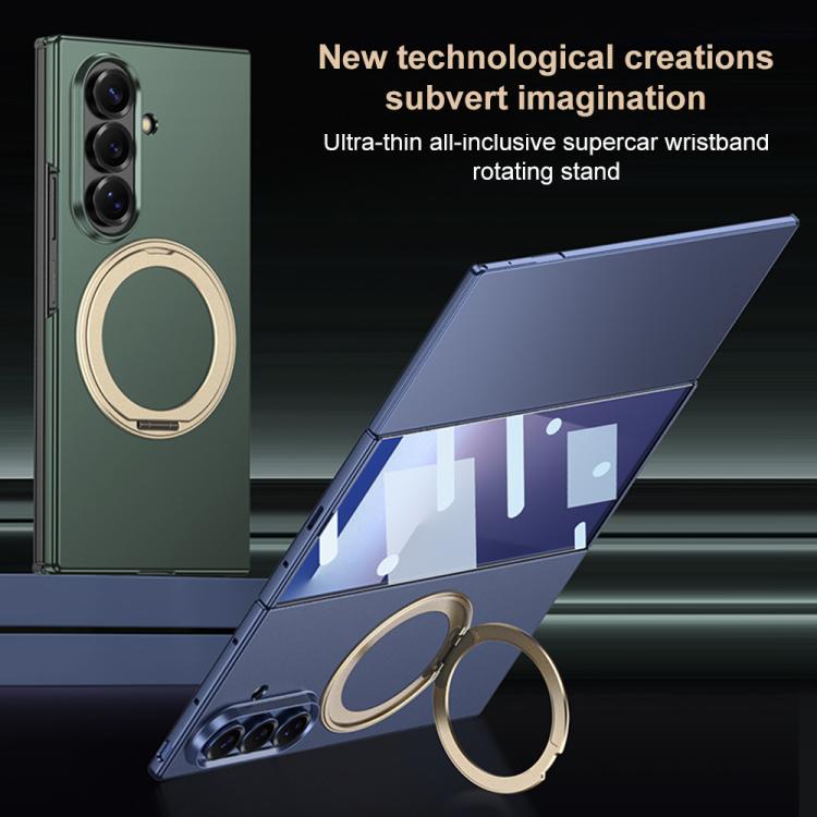 GKK Integrated Full Cover Frame Ultra-thin Magnetic Phone Case with Rotating Holder, For Samsung Galaxy Z TriFold