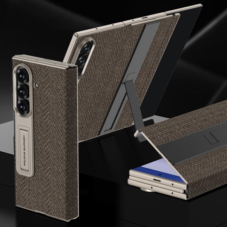 GKK Full Coverage Magnetic Flip Phone Case with All Purpose Holder, For Samsung Galaxy Z TriFold