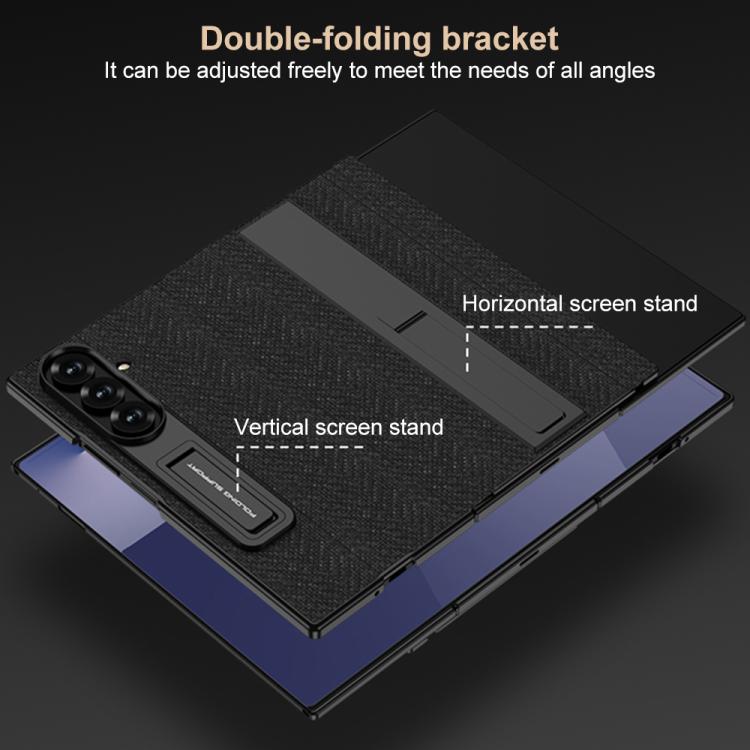 GKK Full Coverage Magnetic Flip Phone Case with All Purpose Holder, For Samsung Galaxy Z TriFold