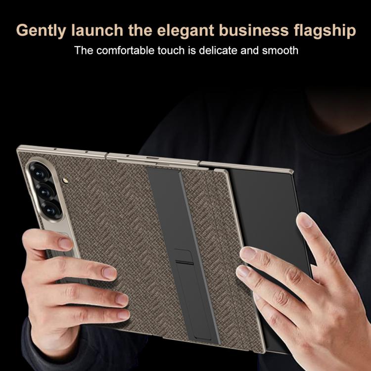 GKK Full Coverage Magnetic Flip Phone Case with All Purpose Holder, For Samsung Galaxy Z TriFold