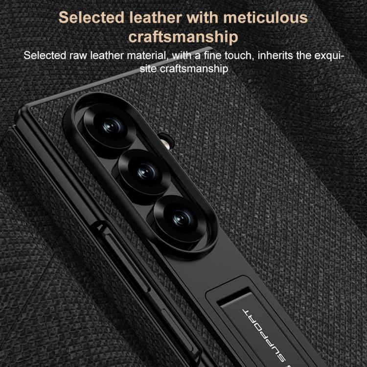 GKK Full Coverage Magnetic Flip Phone Case with All Purpose Holder, For Samsung Galaxy Z TriFold