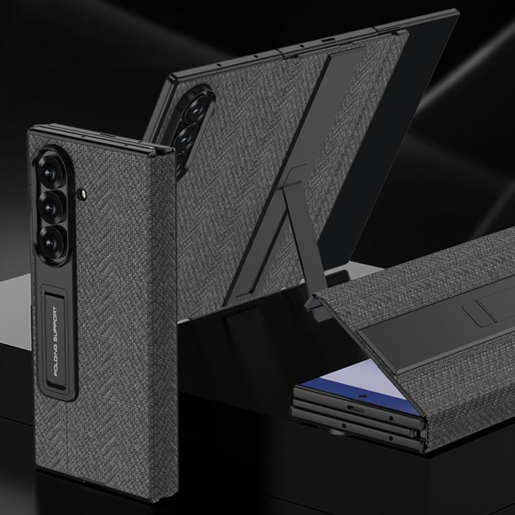 GKK Full Coverage Magnetic Flip Phone Case with All Purpose Holder, For Samsung Galaxy Z TriFold