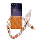 Puffer Jacket Scarf Fabric Wrist Strap Phone Case, For Samsung Galaxy Z Flip6/7 FE, For Samsung Galaxy Z Fold7 5G, For Samsung Galaxy Z Flip7 5G, For Samsung Galaxy Z Flip5