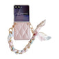 Puffer Jacket Scarf Fabric Wrist Strap Phone Case, For Samsung Galaxy Z Flip6/7 FE, For Samsung Galaxy Z Fold7 5G, For Samsung Galaxy Z Flip7 5G, For Samsung Galaxy Z Flip5
