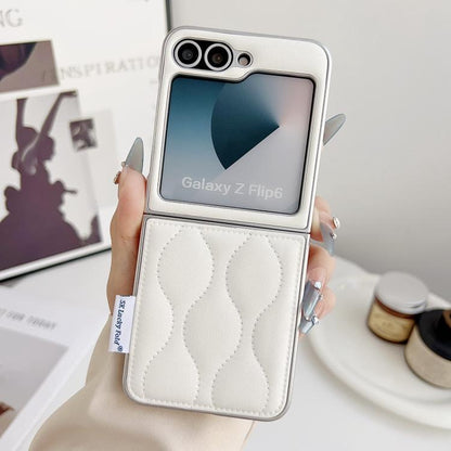 Puffer Jacket Texture Phone Case, For Samsung Galaxy Z Flip6/7 FE, For Samsung Galaxy Z Fold7 5G, For Samsung Galaxy Z Flip7 5G, For Samsung Galaxy Z Flip5