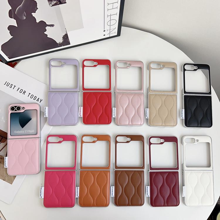 Puffer Jacket Texture Phone Case, For Samsung Galaxy Z Flip6/7 FE, For Samsung Galaxy Z Fold7 5G, For Samsung Galaxy Z Flip7 5G, For Samsung Galaxy Z Flip5