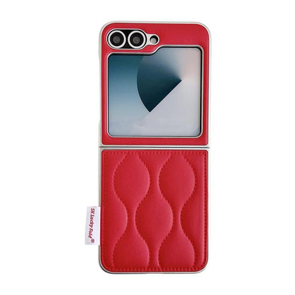 Puffer Jacket Texture Phone Case, For Samsung Galaxy Z Flip6/7 FE, For Samsung Galaxy Z Fold7 5G, For Samsung Galaxy Z Flip7 5G, For Samsung Galaxy Z Flip5