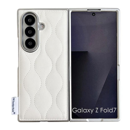 Puffer Jacket Texture Phone Case, For Samsung Galaxy Z Flip6/7 FE, For Samsung Galaxy Z Fold7 5G, For Samsung Galaxy Z Flip7 5G, For Samsung Galaxy Z Flip5