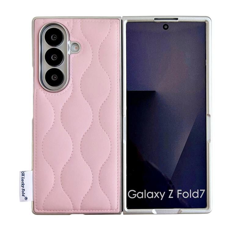 Puffer Jacket Texture Phone Case, For Samsung Galaxy Z Flip6/7 FE, For Samsung Galaxy Z Fold7 5G, For Samsung Galaxy Z Flip7 5G, For Samsung Galaxy Z Flip5