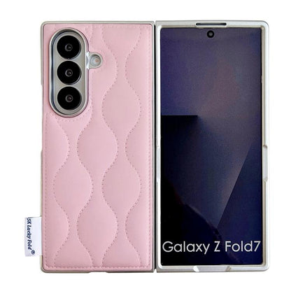 Puffer Jacket Texture Phone Case, For Samsung Galaxy Z Flip6/7 FE, For Samsung Galaxy Z Fold7 5G, For Samsung Galaxy Z Flip7 5G, For Samsung Galaxy Z Flip5