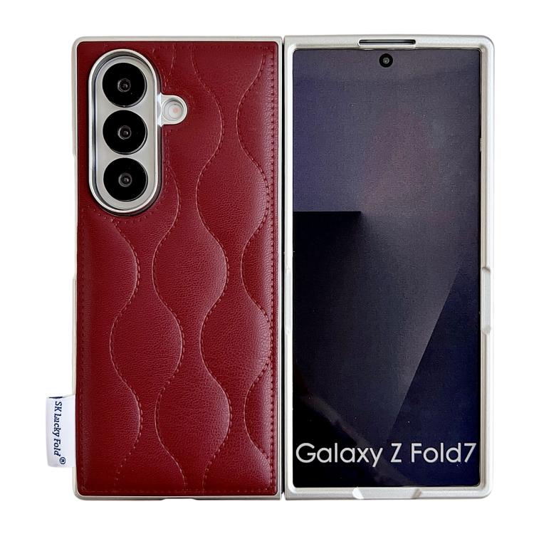 Puffer Jacket Texture Phone Case, For Samsung Galaxy Z Flip6/7 FE, For Samsung Galaxy Z Fold7 5G, For Samsung Galaxy Z Flip7 5G, For Samsung Galaxy Z Flip5