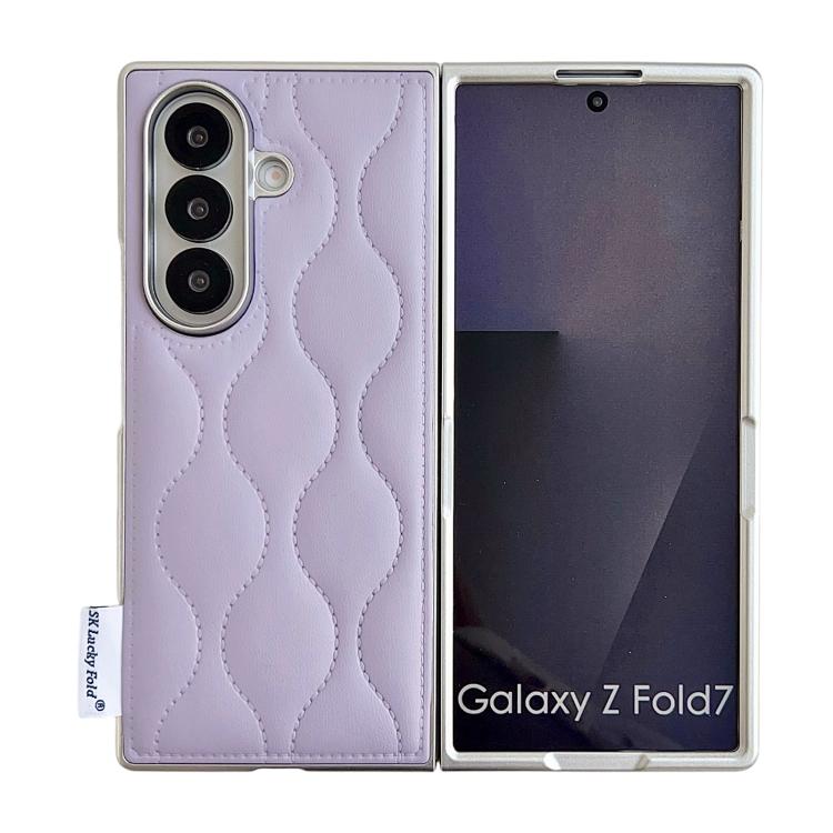 Puffer Jacket Texture Phone Case, For Samsung Galaxy Z Flip6/7 FE, For Samsung Galaxy Z Fold7 5G, For Samsung Galaxy Z Flip7 5G, For Samsung Galaxy Z Flip5