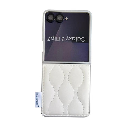 Puffer Jacket Texture Phone Case, For Samsung Galaxy Z Flip6/7 FE, For Samsung Galaxy Z Fold7 5G, For Samsung Galaxy Z Flip7 5G, For Samsung Galaxy Z Flip5