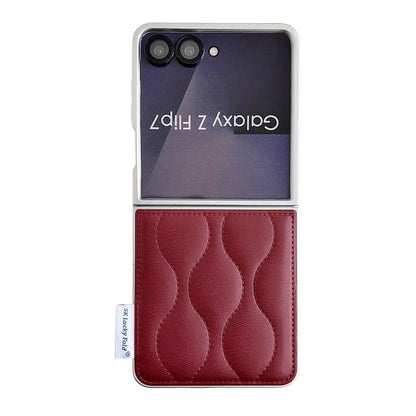 Puffer Jacket Texture Phone Case, For Samsung Galaxy Z Flip6/7 FE, For Samsung Galaxy Z Fold7 5G, For Samsung Galaxy Z Flip7 5G, For Samsung Galaxy Z Flip5