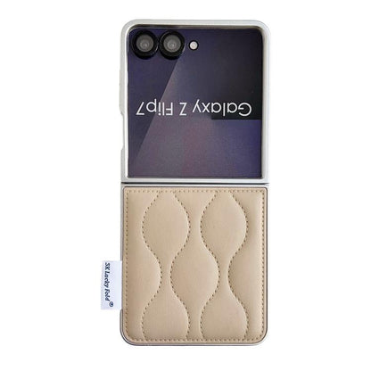 Puffer Jacket Texture Phone Case, For Samsung Galaxy Z Flip6/7 FE, For Samsung Galaxy Z Fold7 5G, For Samsung Galaxy Z Flip7 5G, For Samsung Galaxy Z Flip5