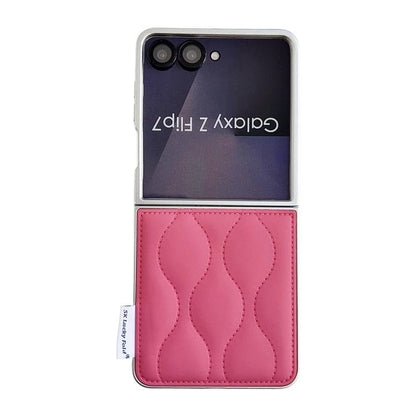 Puffer Jacket Texture Phone Case, For Samsung Galaxy Z Flip6/7 FE, For Samsung Galaxy Z Fold7 5G, For Samsung Galaxy Z Flip7 5G, For Samsung Galaxy Z Flip5