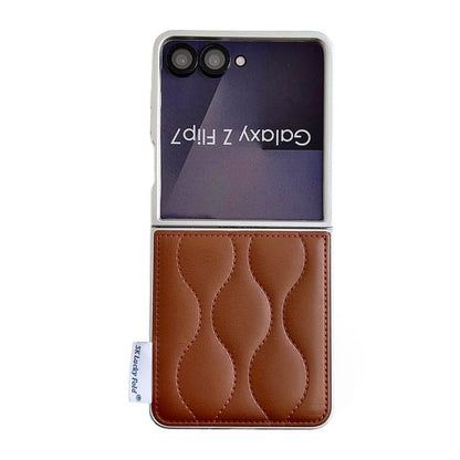 Puffer Jacket Texture Phone Case, For Samsung Galaxy Z Flip6/7 FE, For Samsung Galaxy Z Fold7 5G, For Samsung Galaxy Z Flip7 5G, For Samsung Galaxy Z Flip5